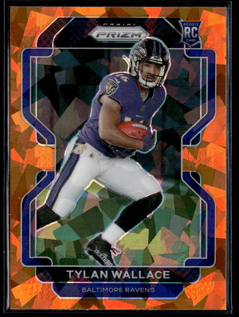 2021 Panini Prizm #356 Tylan Wallace Orange Ice  Krazy King Collectibles LLC   