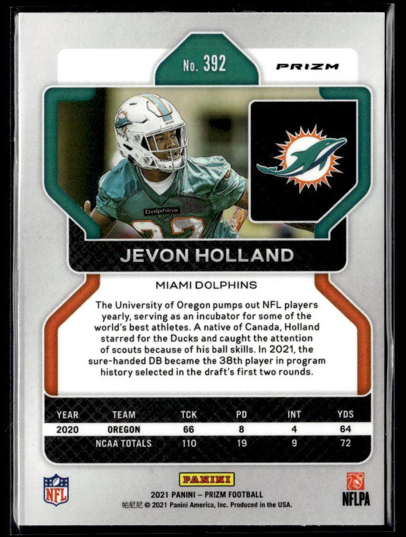 2021 Panini Prizm #392 Jevon Holland Orange Ice  Krazy King Collectibles LLC   