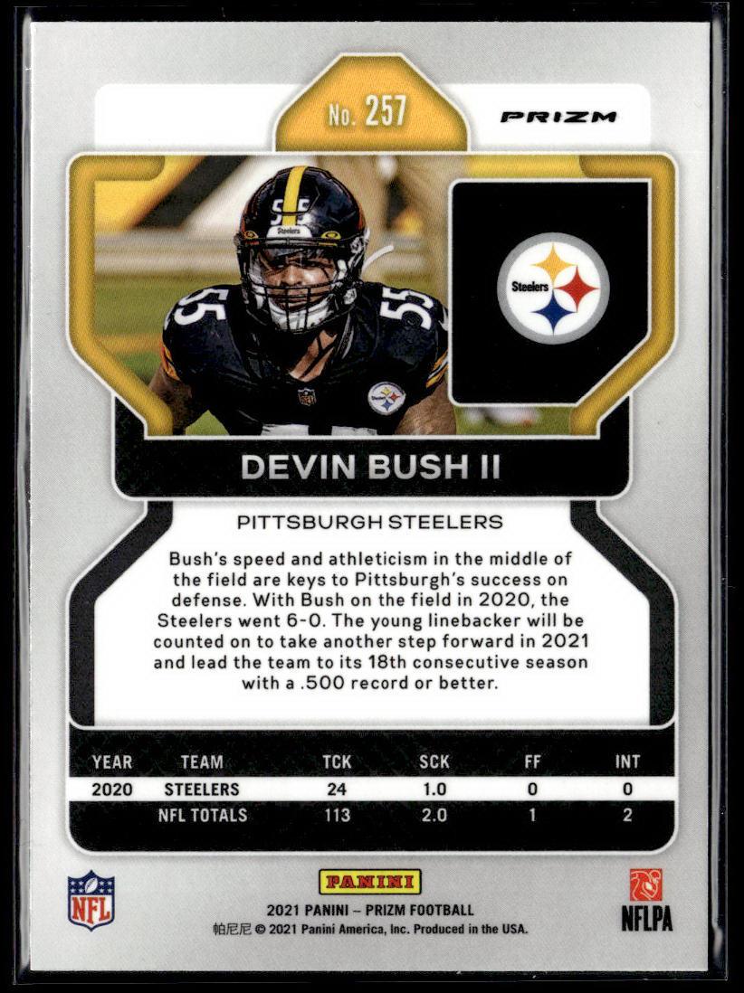 2021 Panini Prizm #257 Devin Bush II Orange Ice  Krazy King Collectibles LLC   