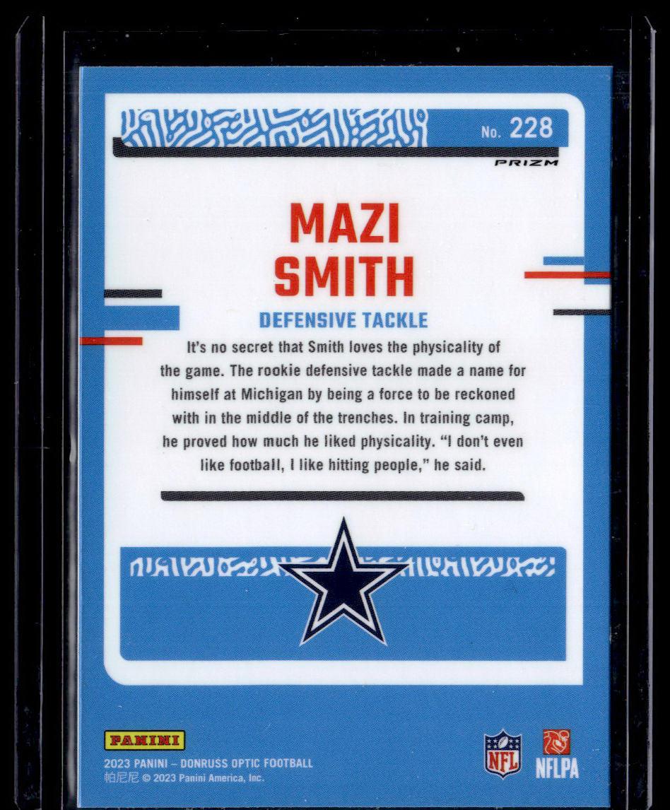 2023 Donruss Optic #228 Mazi Smith Holo  Krazy King Collectibles LLC   