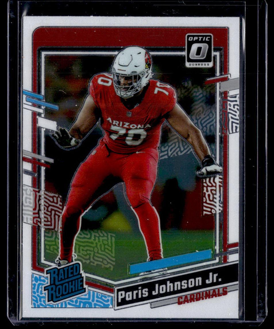 2023 Donruss Optic #205 Paris Johnson Jr.  Krazy King Collectibles LLC   