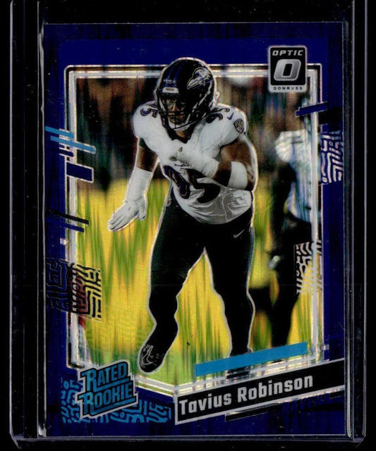 2023 Donruss Optic #208 Tavius Robinson Purple Shock  Krazy King Collectibles LLC   