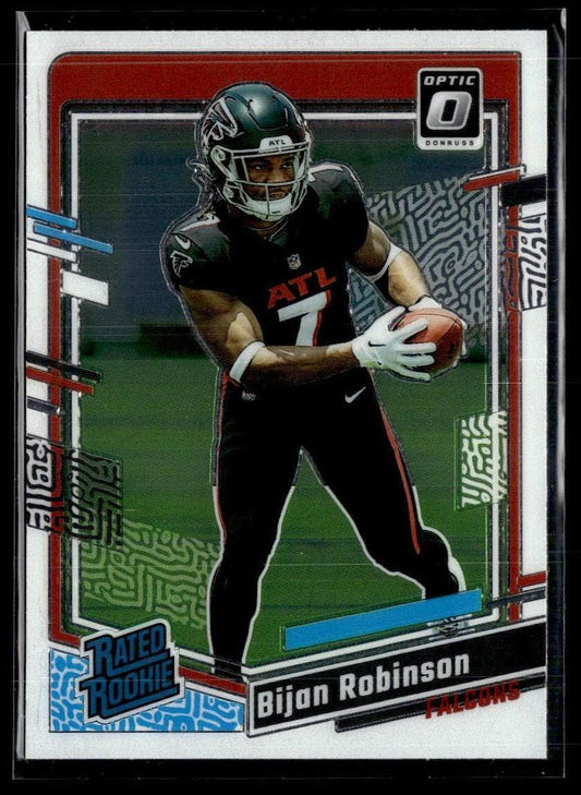 2023 Donruss Optic #206 Bijan Robinson  Krazy King Collectibles LLC   