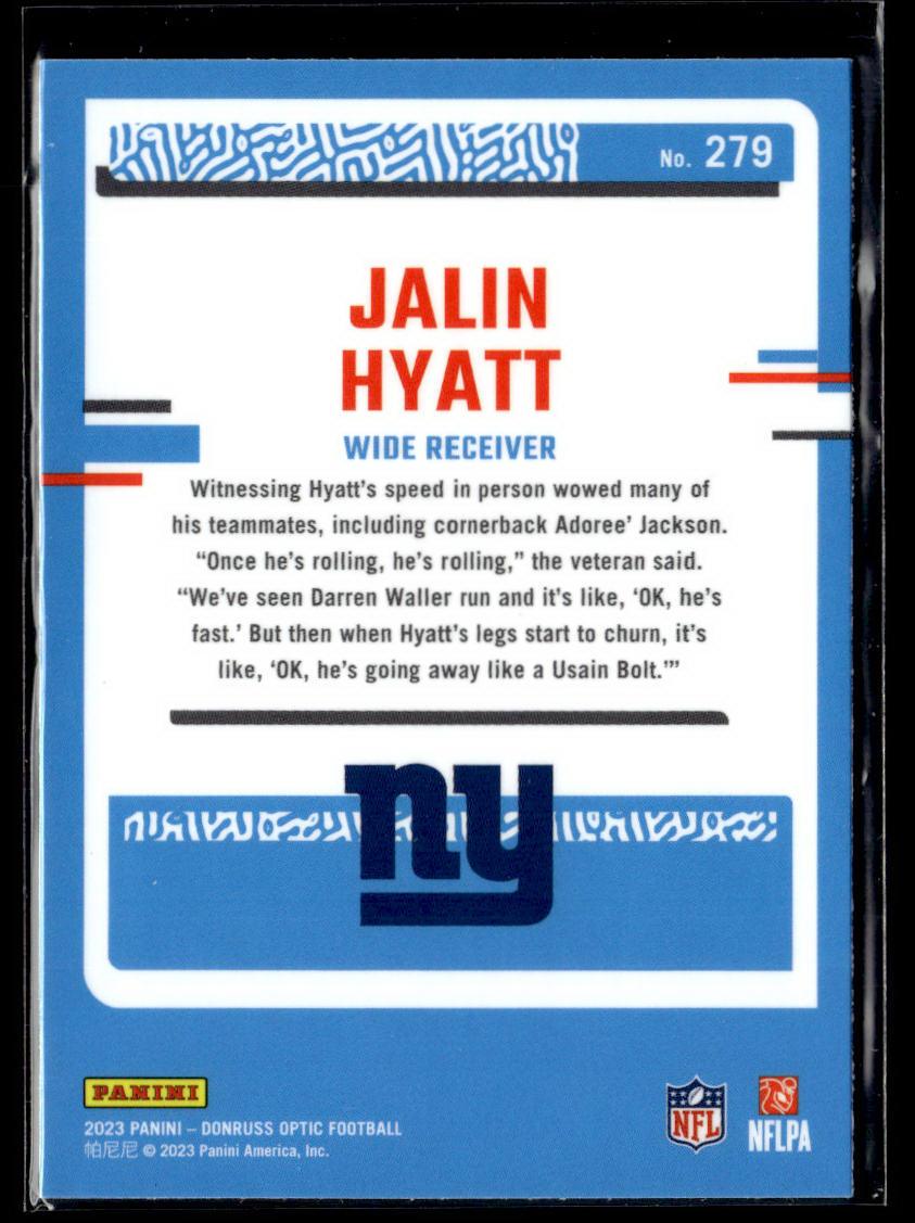 2023 Donruss Optic #279 Jalin Hyatt  Krazy King Collectibles LLC   