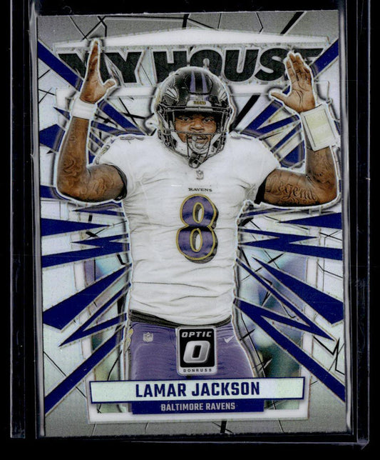 2023 Donruss Optic #17 Lamar Jackson My House!  Krazy King Collectibles LLC   