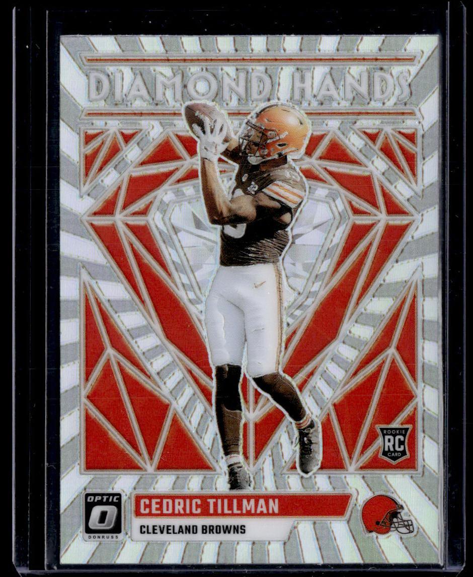 2023 Donruss Optic #DH-CT Cedric Tillman Diamond Hands  Krazy King Collectibles LLC   