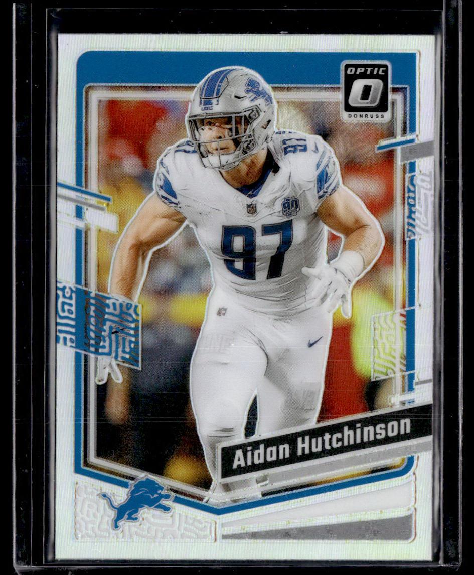 2023 Donruss Optic #58 Aidan Hutchinson Holo  Krazy King Collectibles LLC   