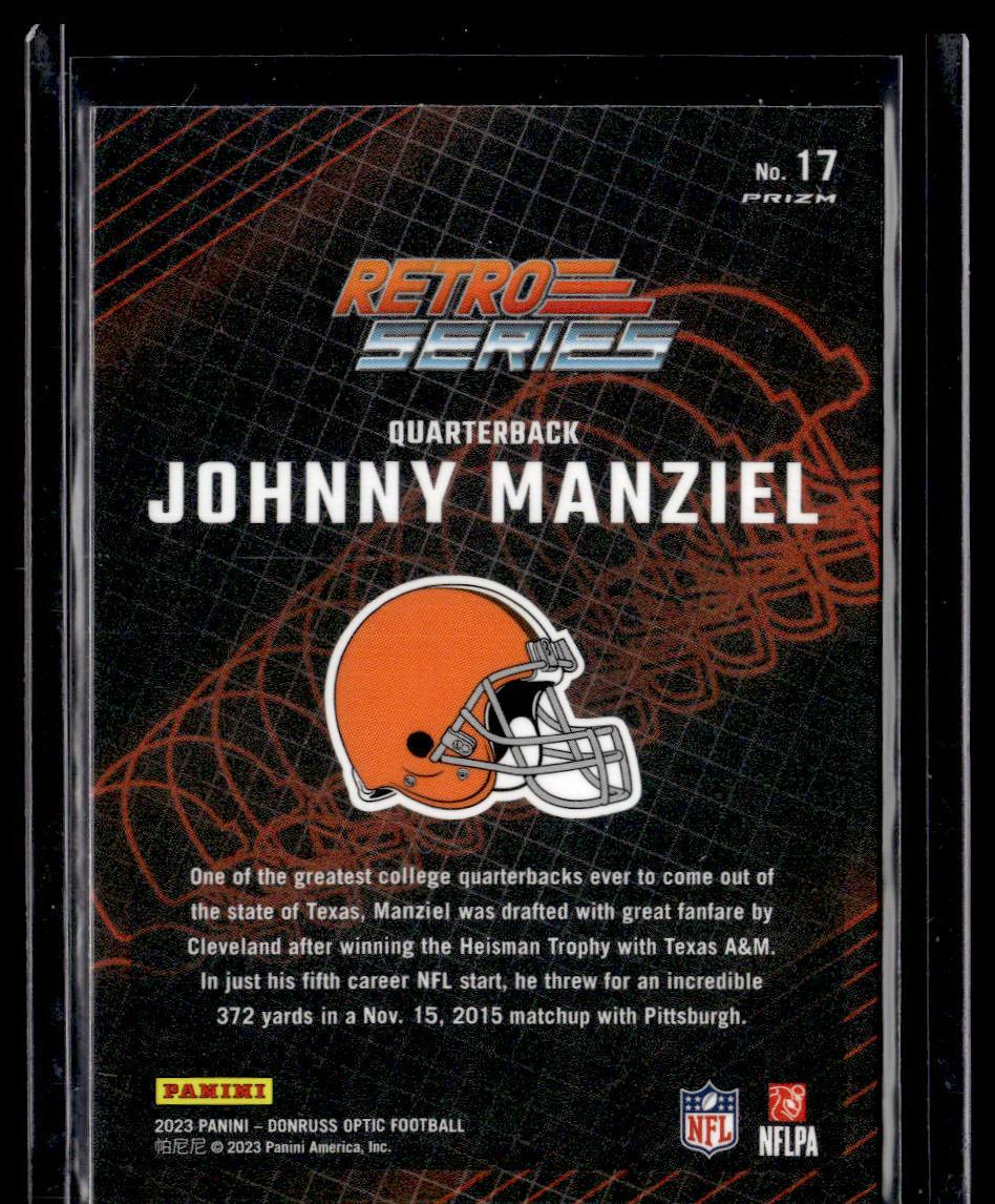 2023 Donruss Optic #17 Johnny Manziel Retro Series  Krazy King Collectibles LLC   