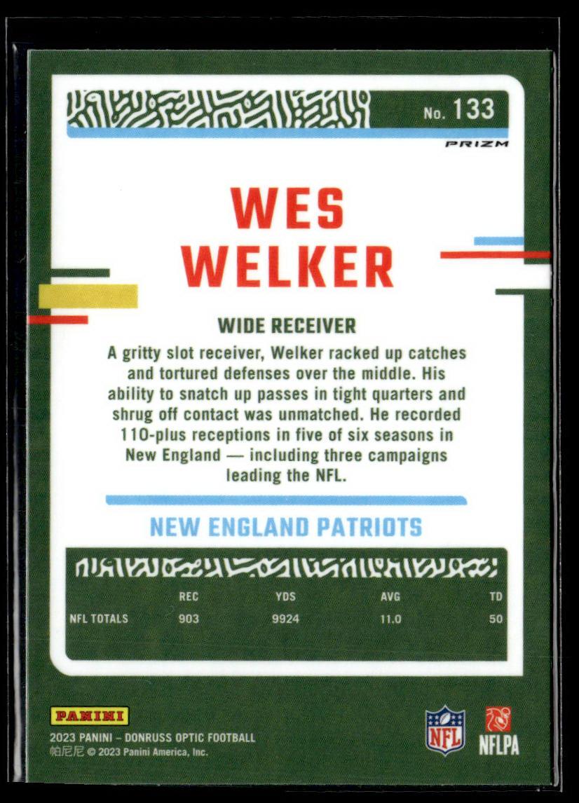 2023 Donruss Optic #133 Wes Welker Holo  Krazy King Collectibles LLC   