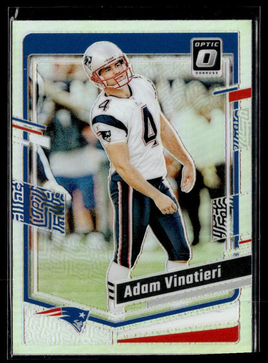 2023 Donruss Optic #128 Adam Vinatieri Holo  Krazy King Collectibles LLC   