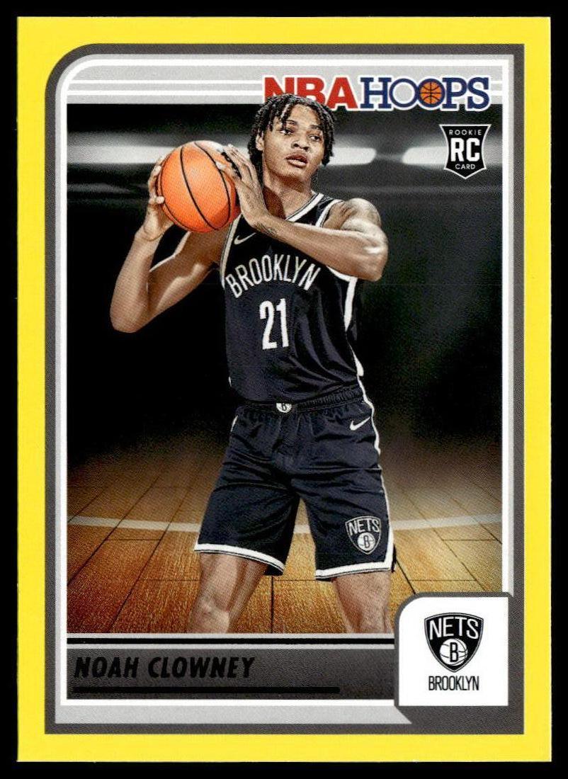 2023-24 Hoops #280 Noah Clowney Yellow  Krazy King Collectibles LLC   