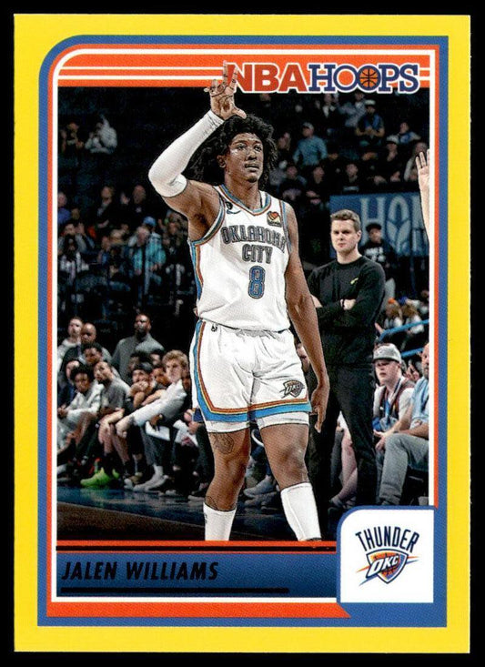 2023-24 Hoops #39 Jalen Williams Yellow  Krazy King Collectibles LLC   