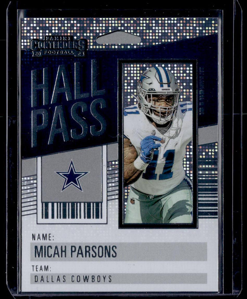 2023 Panini Contenders #16 Micah Parsons Hall Pass  Krazy King Collectibles LLC   