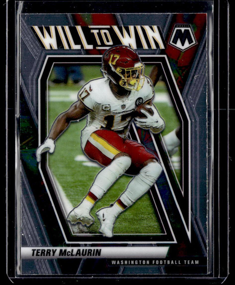 2021 Panini Mosaic #WW-15 Terry McLaurin Will to Win  Krazy King Collectibles LLC   