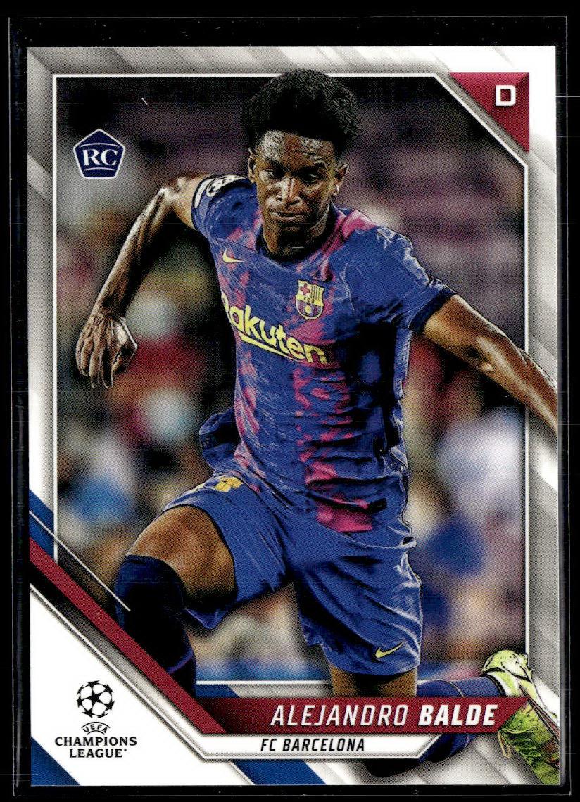 2021-22 Topps UEFA Champions League #164 Alejandro Balde  Krazy King Collectibles LLC   