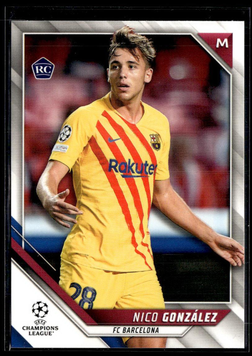 2021-22 Topps UEFA Champions League #107 Nico González  Krazy King Collectibles LLC   