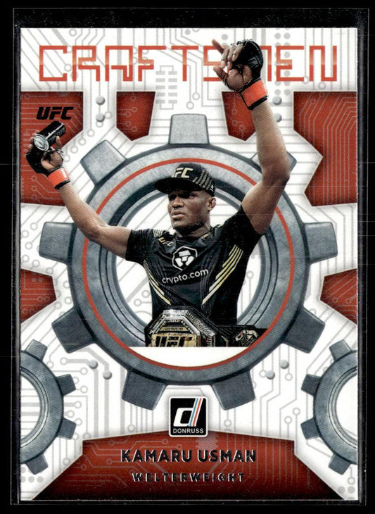 2022 Donruss UFC #5 Kamaru Usman Craftsmen Press Proof  Krazy King Collectibles LLC   