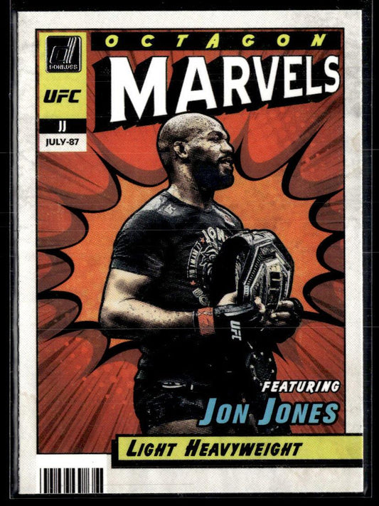 2022 Donruss UFC #2 Jon Jones Octagon Marvels  Krazy King Collectibles LLC   