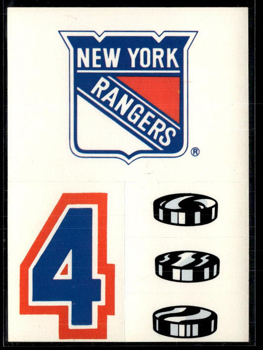 1986-87 Topps #17 New York Rangers Stickers  Krazy King Collectibles LLC   