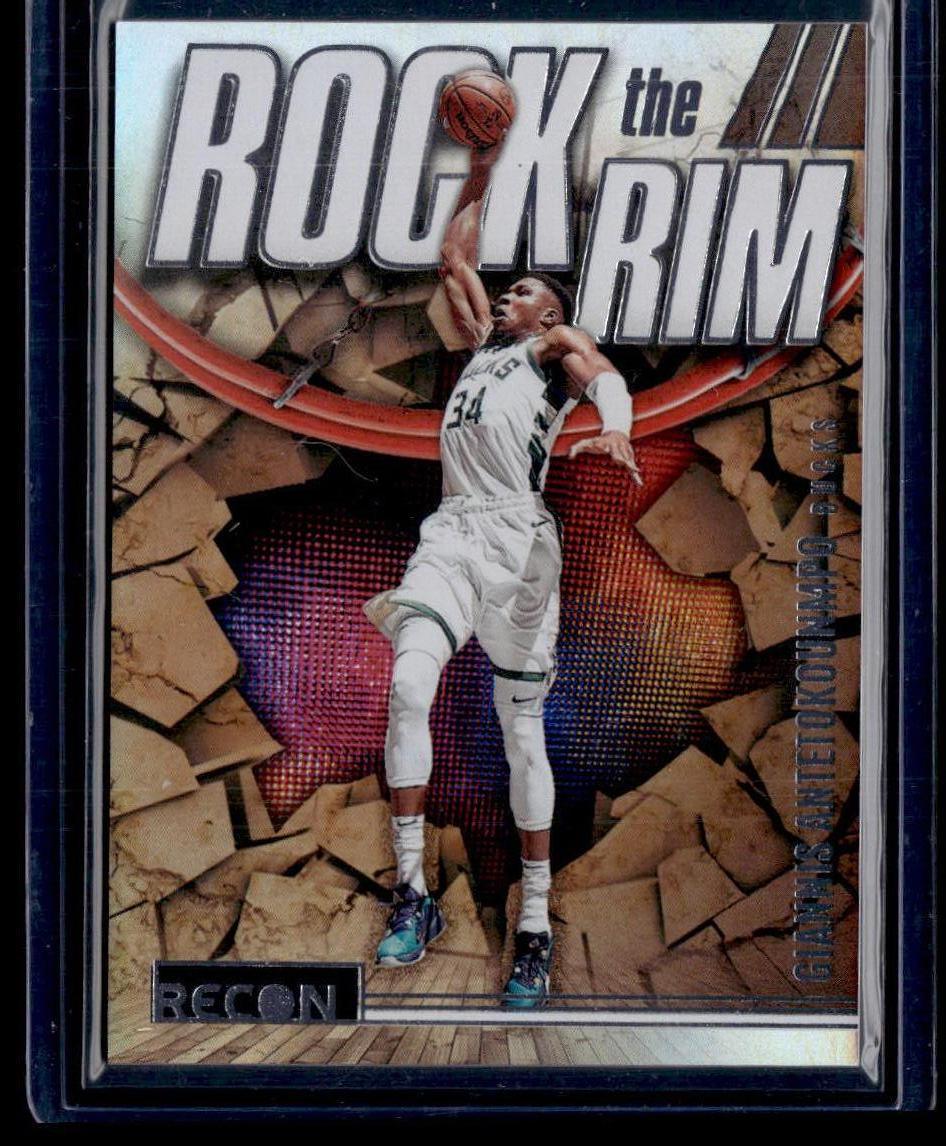 2023-24 Panini Recon #14 Giannis Antetokounmpo Rock the Rim  Krazy King Collectibles LLC   