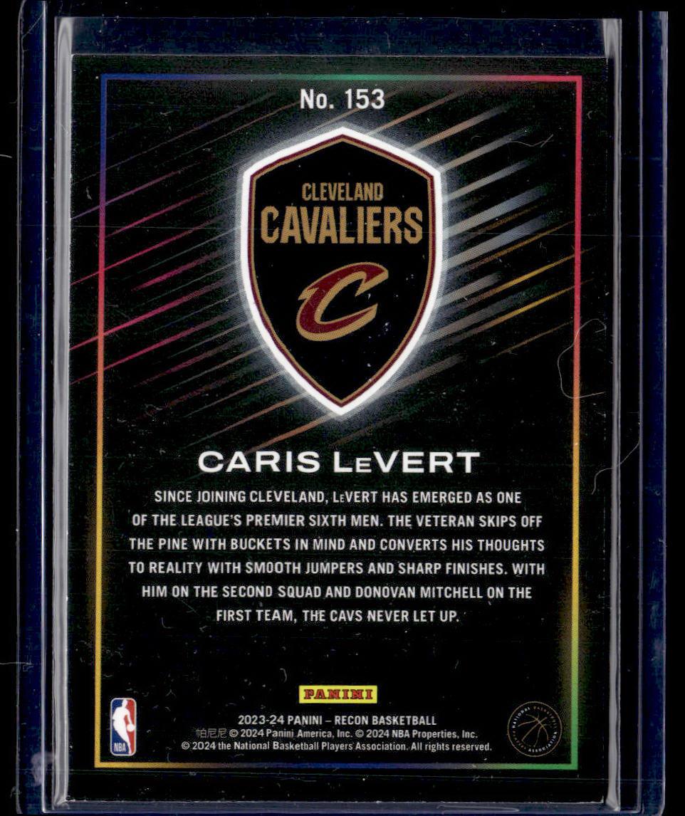 2023-24 Panini Recon #153 Caris LeVert Holo Purple #/75  Krazy King Collectibles LLC   