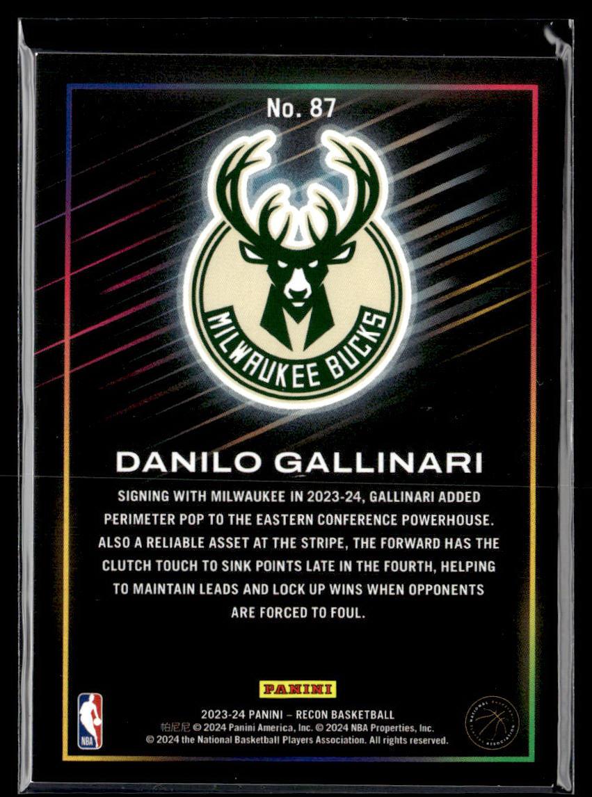 2023-24 Panini Recon #87 Danilo Gallinari  Krazy King Collectibles LLC   