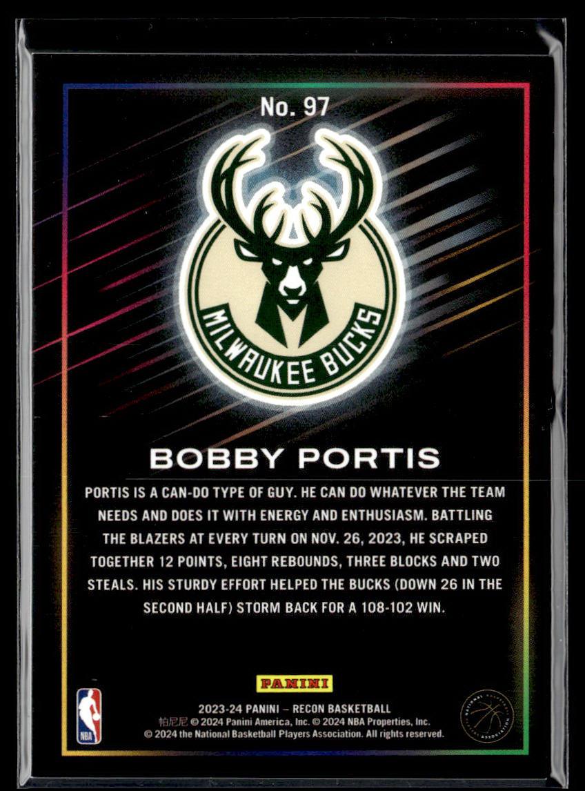 2023-24 Panini Recon #97 Bobby Portis  Krazy King Collectibles LLC   