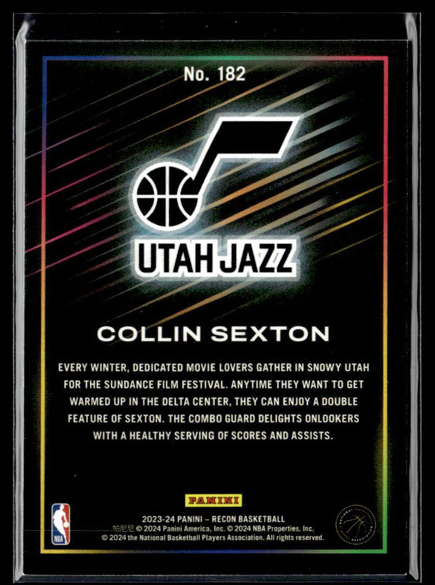 2023-24 Panini Recon #182 Collin Sexton  Krazy King Collectibles LLC   