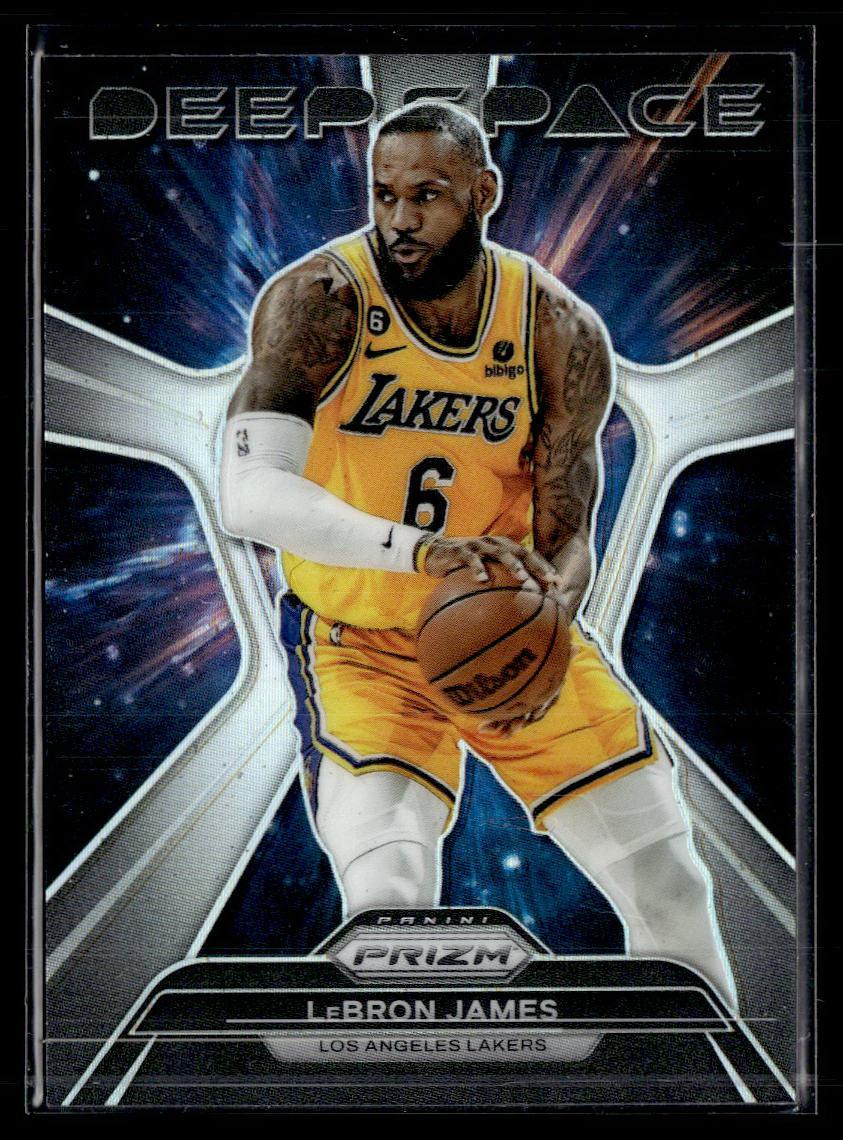 2023-24 Panini Prizm #7 LeBron James Deep Space Prizms Silver  Krazy King Collectibles LLC   