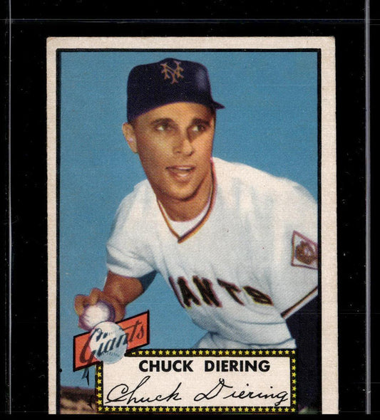 1952 Topps #265 Chuck Diering  Krazy King Collectibles LLC   