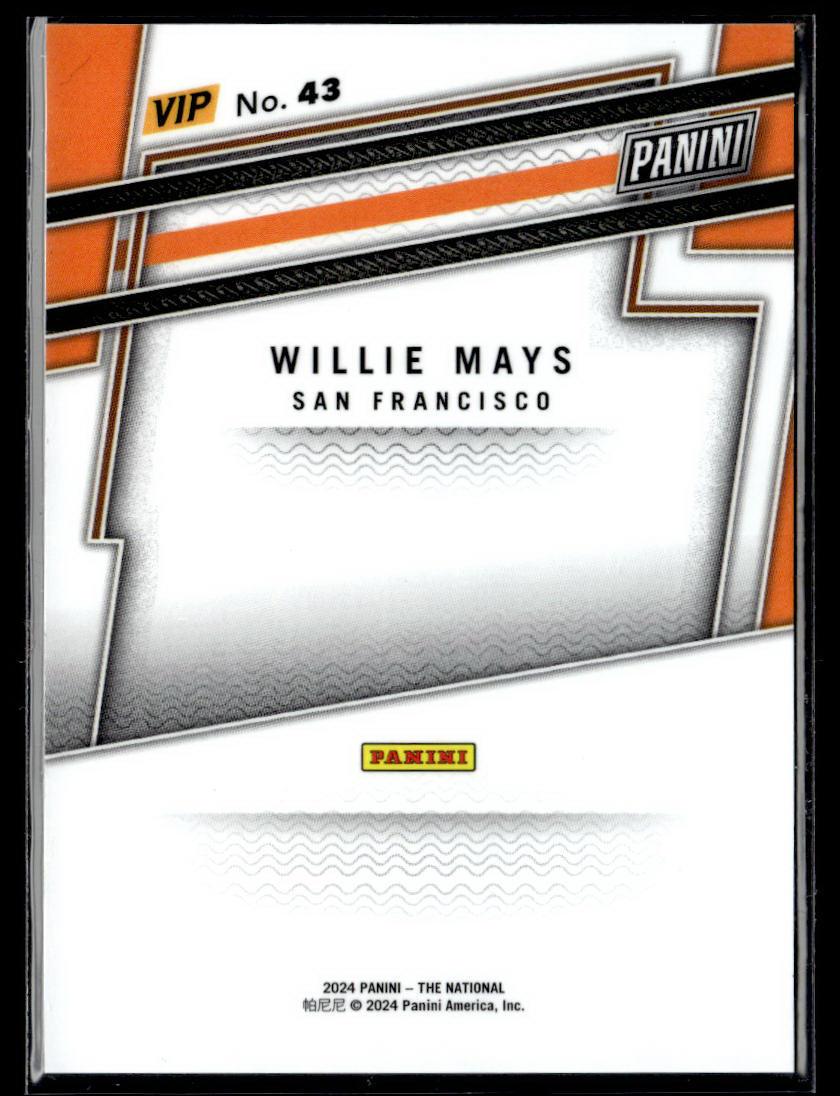 2024 Panini VIP National Gold Willie Mays  Krazy King Collectibles LLC   