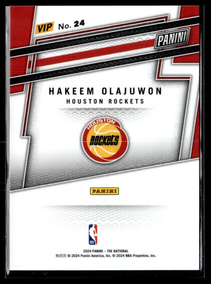 2024 Panini VIP National Gold Hakeem Olajuwon  Krazy King Collectibles LLC   