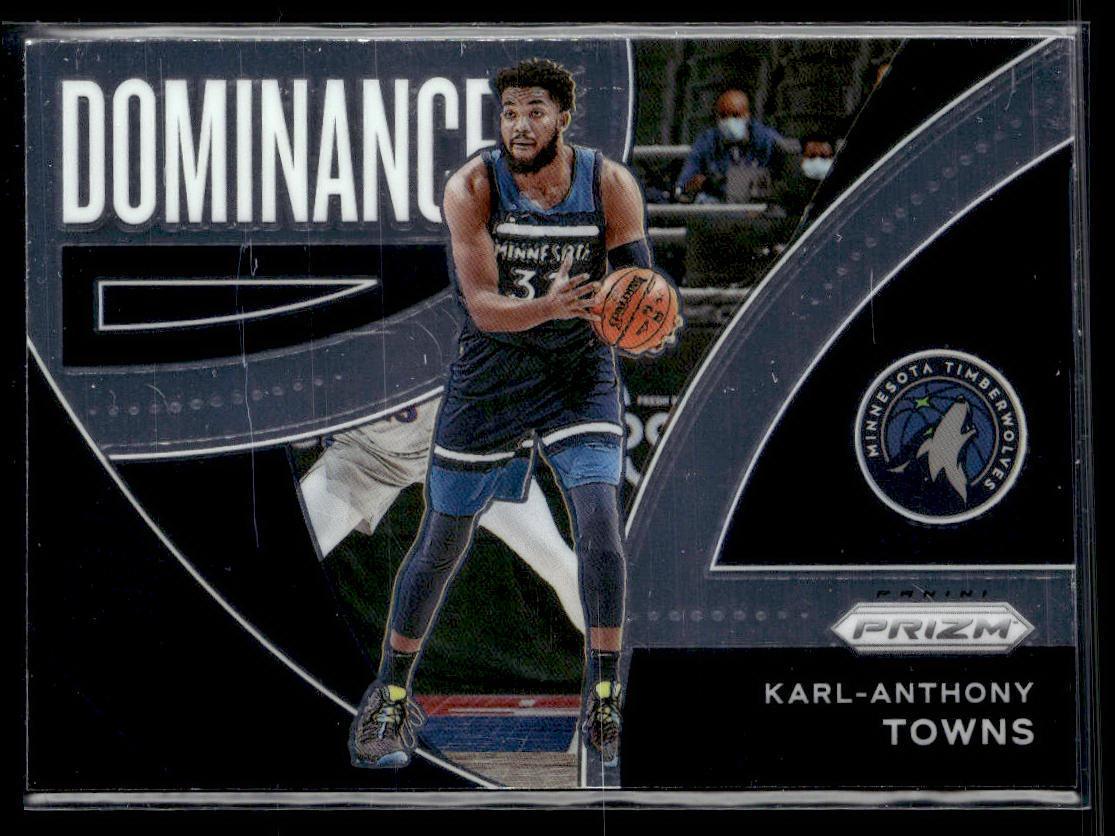 2021-22 Panini Prizm #9 Karl-Anthony Towns Dominance  Krazy King Collectibles LLC   