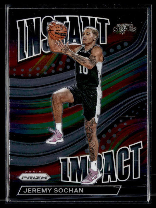 2022-23 Panini Prizm #24 Jeremy Sochan Instant Impact  Krazy King Collectibles LLC   