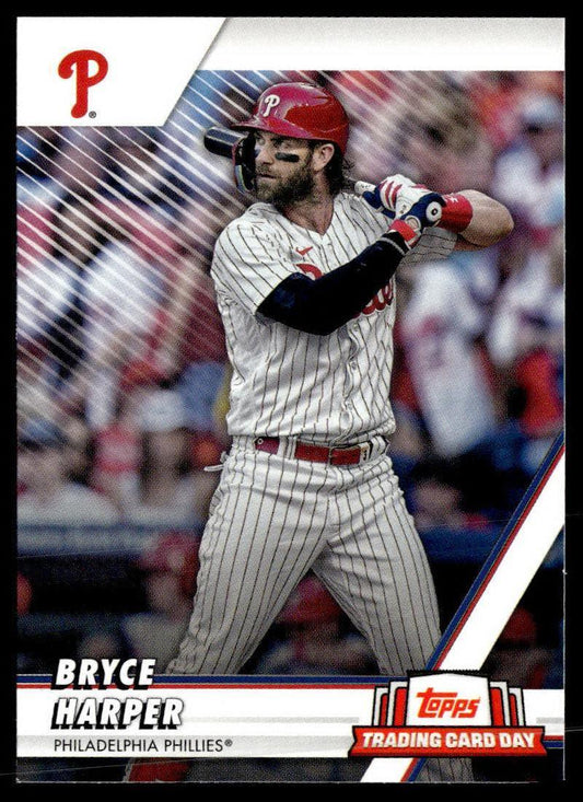 2024 Topps Trading Card Day #NTCD-B21 Bryce Harper  Krazy King Collectibles LLC   