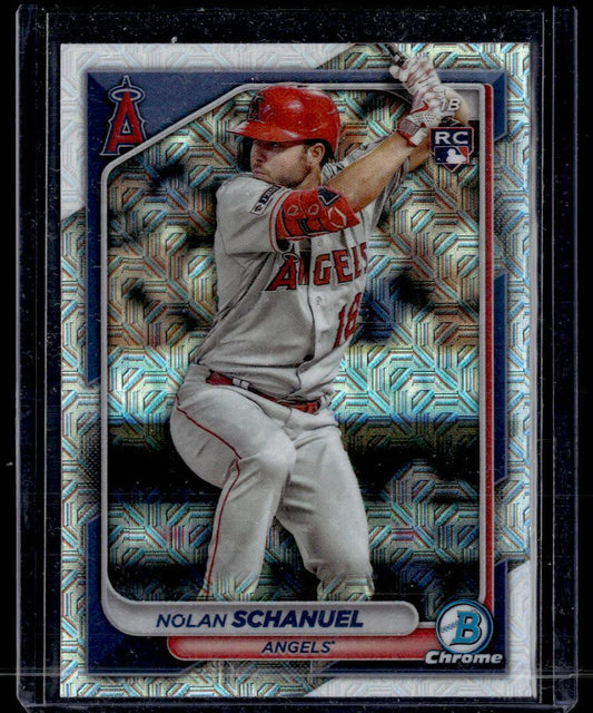 2024 Bowman #81 Nolan Schanuel Mojo Refractors  Krazy King Collectibles LLC   