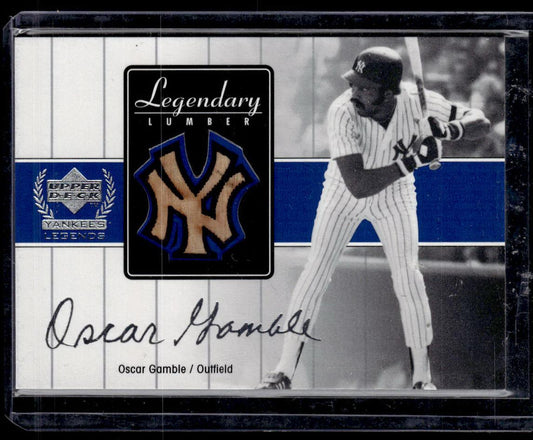 2000 Upper Deck Yankees Legends #OG-LL Oscar Gamble Legendary Lumber  Krazy King Collectibles LLC   