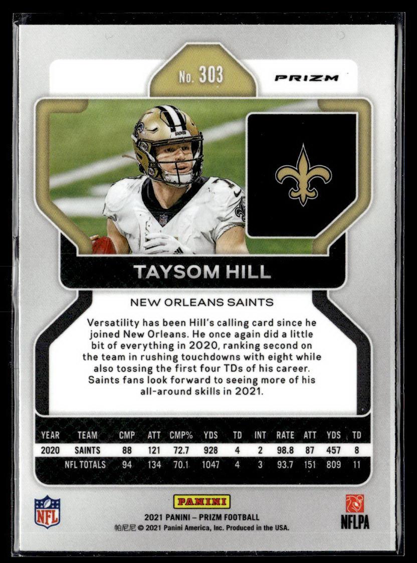 2021 Panini Prizm #303 Taysom Hill Red Ice  Krazy King Collectibles LLC   