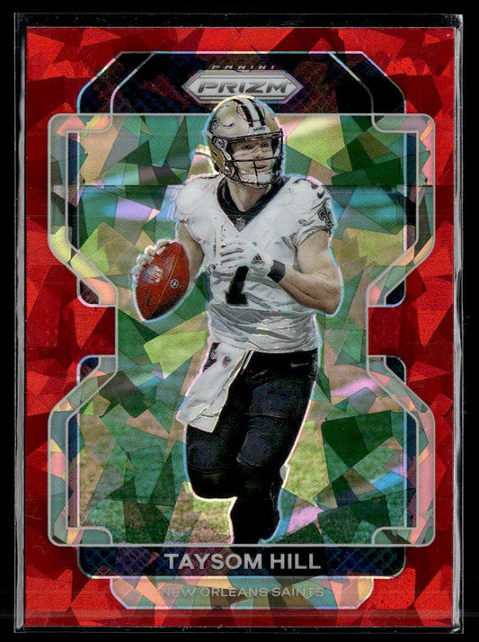 2021 Panini Prizm #303 Taysom Hill Red Ice  Krazy King Collectibles LLC   