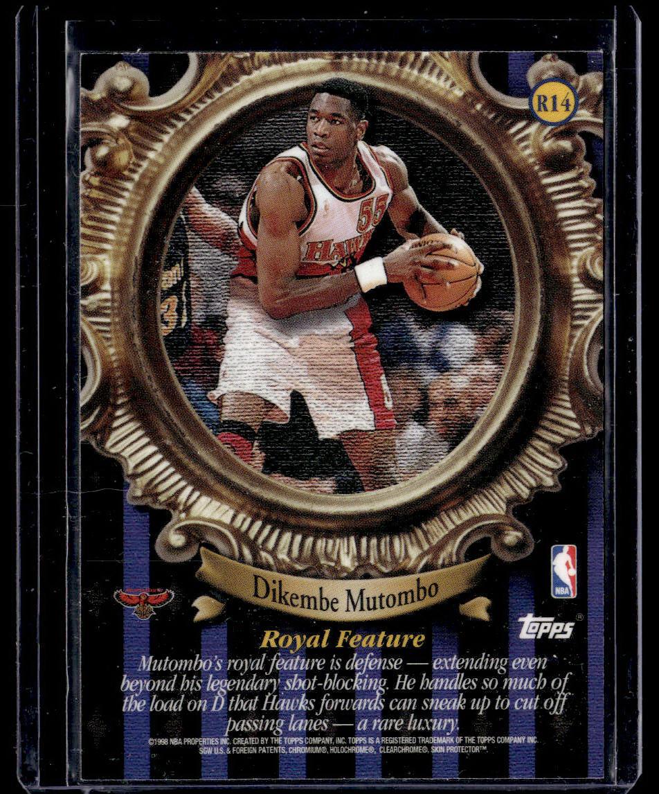 1998-99 Topps #R14 Dikembe Mutombo Roundball Royalty  Krazy King Collectibles LLC   