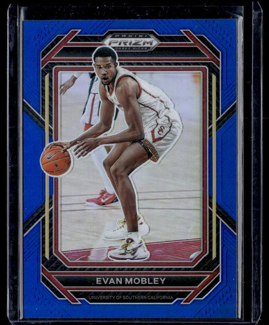 2023 Panini Prizm Draft Picks #69 Evan Mobley Blue #/199  Krazy King Collectibles LLC   