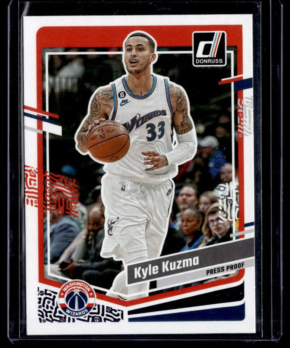 2023-24 Donruss #106 Kyle Kuzma Purple Press Proof #/199  Krazy King Collectibles LLC   