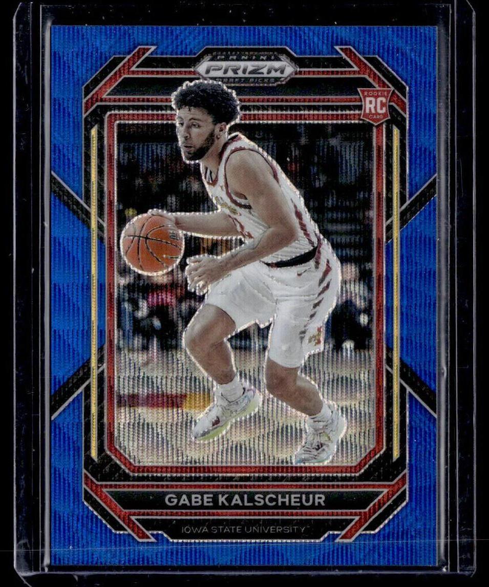 2023 Panini Prizm Draft Picks #31 Gabe Kalscheur Blue Wave #/249  Krazy King Collectibles LLC   