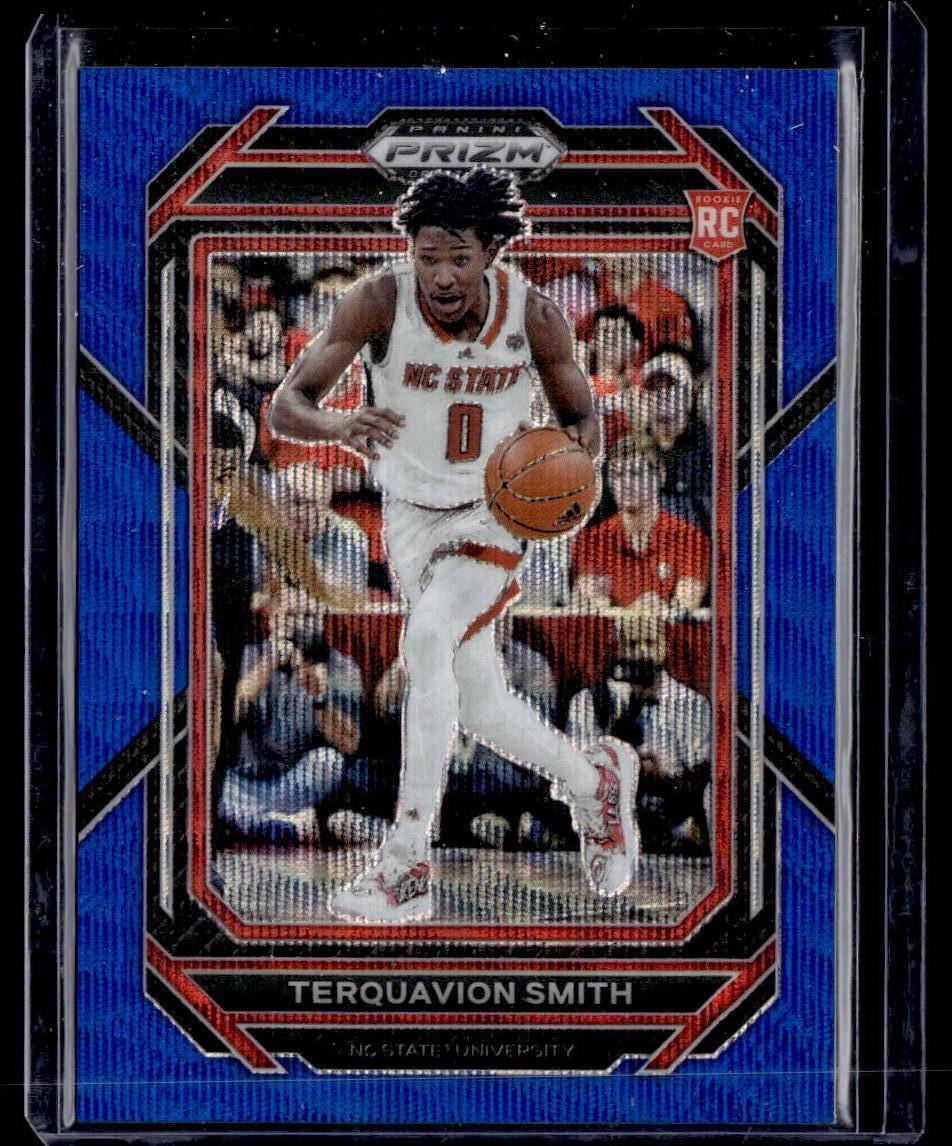 2023 Panini Prizm Draft Picks #10 Terquavion Smith Blue Wave #/249  Krazy King Collectibles LLC   