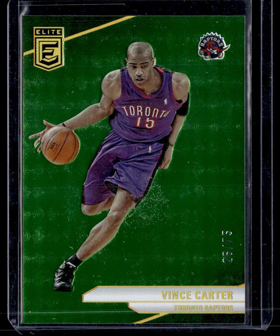 2023-24 Donruss Elite #85 Vince Carter Neon Green #/75  Krazy King Collectibles LLC   