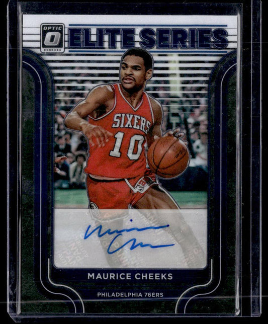 2022-23 Donruss Optic #ESS-MCK Maurice Cheeks The Elite Series Signatures #01/99  Krazy King Collectibles LLC   