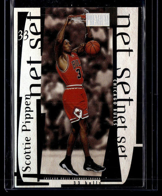 1998-99 SkyBox Premium #14 NS Scottie Pippen Net Set  Krazy King Collectibles LLC   