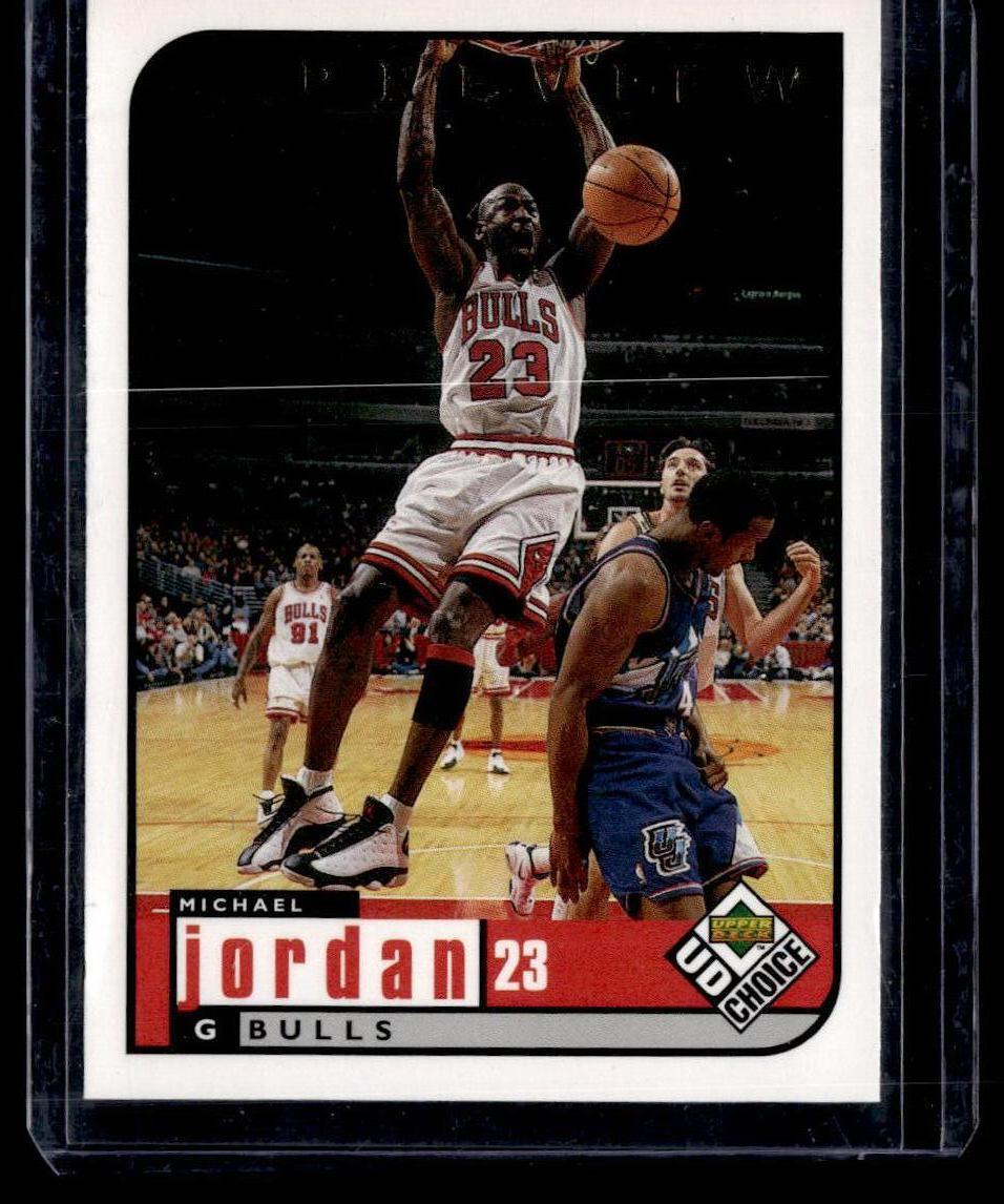 1998-99 UD Choice Preview #23 Michael Jordan  Krazy King Collectibles LLC   