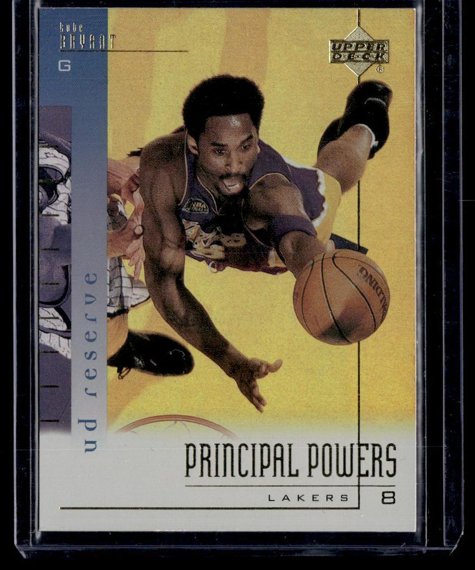 2000-01 UD Reserve #PP8 Kobe Bryant Principal Powers  Krazy King Collectibles LLC   