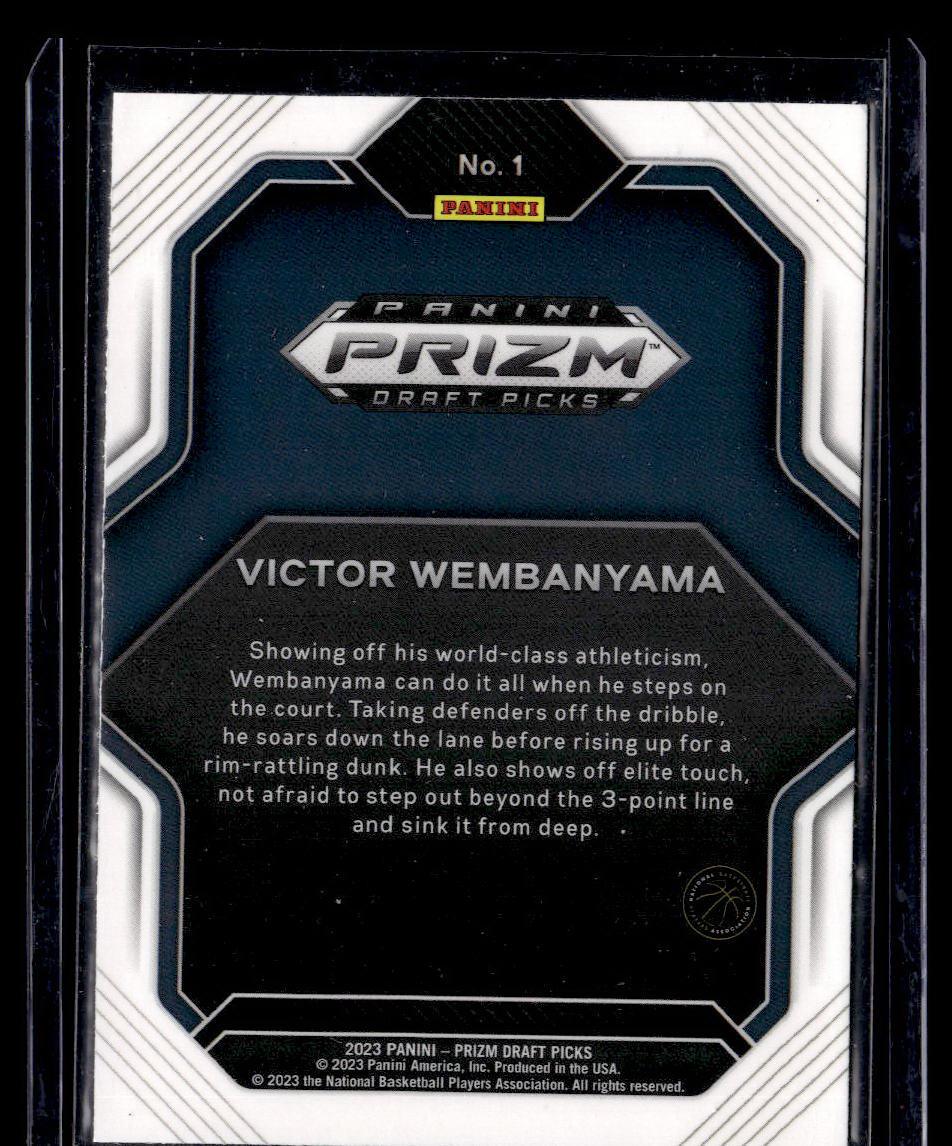 2023 Panini Prizm Draft Picks #1 Victor Wembanyama Fireworks  Krazy King Collectibles LLC   